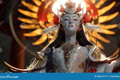 El dios principal adorado en el sintoísmo: Amaterasu, la diosa del sol