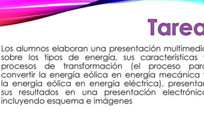 Las siete formas principales de energía y sus características