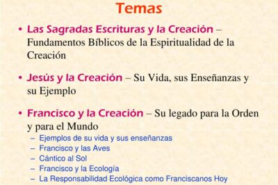 Las enseñanzas de San Francisco de Asís en nuestra vida