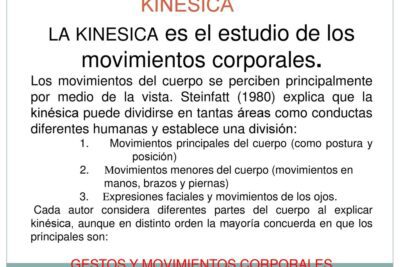 Comunicación kinésica: gestos, posturas y movimientos básicos