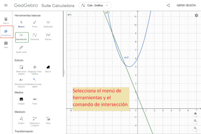 Fórmula para calcular la ordenada al origen de una parábola en español