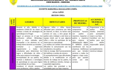 Ejemplos de logros de aprendizaje en diferentes áreas