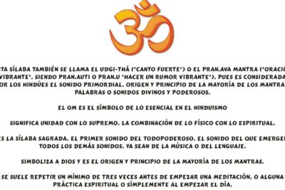 La pronunciación correcta del mantra Om y su significado profundo
