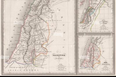 La ubicación geográfica de Israel en la Biblia. Viaje a la tierra prometida