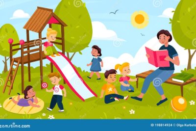 Beneficios de jugar en el patio para el desarrollo de los niños
