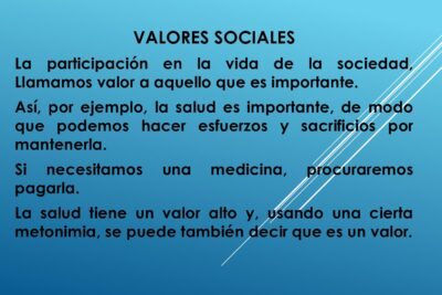 La importancia de los valores en nuestras relaciones sociales