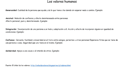 La importancia de los valores humanos para el bienestar global