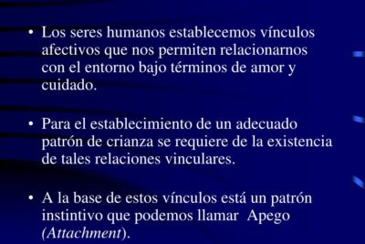 Desarrollo del apego en los seres humanos: una mirada profunda